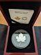 2024 Canada $50 Rhodium Maple Leaves In Motion 5oz. 9999 Silver Proof Coin