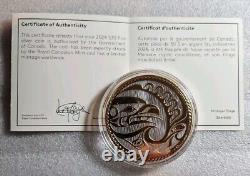 2024 CANADA EAGLE the HUNTER by Kwakiutl Jason Hunt $30 2oz. 9999 Silver Coin