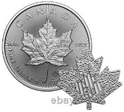 2024 Canada 1 oz Silver Maple Leaf Coin. 999 Fine BU (LOT of 25) Fast Shipping