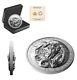 2024 Canada Dragon Extraordinarily High Relief Ehr 3 Oz 100.74g Silver Box Coa