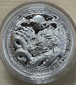 2024 Canada DRAGON Extraordinarily High Relief EHR 3 oz 100.74g Silver BOX COA