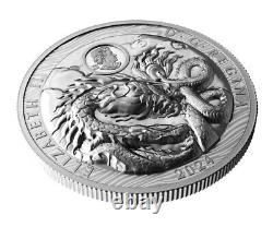 2024 Canada DRAGON Extraordinarily High Relief EHR 3 oz 100.74g Silver BOX COA