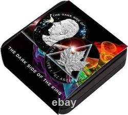 2024 Canada Maple Leaf Dark Side of the King Edition 1 oz Silver Coin