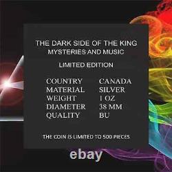 2024 Canada Maple Leaf Dark Side of the King Edition 1 oz Silver Coin