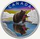 2024 Canada Wildlife Reflections Grizzly Bear 1 Oz Silver Coin