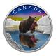 2024 Canada Wildlife Reflections Grizzly Bear 1 Oz Silver Proof Coin