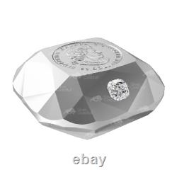 2024 Forevermark Black Label Cushion Cut Diamond Shaped Silver Coin Royal Cana