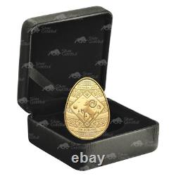 2024 Pysanka Egg Shaped Gold Coin Royal Canadian Mint