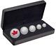 ­ 2025 Canada Flag 60th Ann. Fractional 1.90 Oz Silver Coin Set Mintage Of 3500