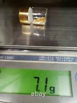 24k Gold Shot 7.1 Grams 9999%. Mint Grade Real Gold