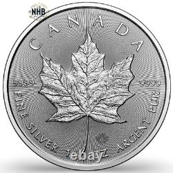 25x1oz New 2024 Canadian Maple Leaf Pure Silver Coin. 999-Brilliant Uncirculated
