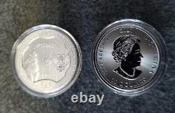 2oz Canada 2021 Werewolf Silver Coin and 1oz Germania 2022 Valkyries