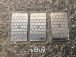 3 Sealed Silver Bar Royal Canadian Mint RCM Ebay 10 Ounce Oz Sequential Numbers