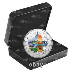 3 oz 2023 Canadian Collage Four Seasons Silver Coin Royal Canadian Mint