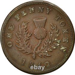 #492085 Token, NOVA SCOTIA, 1 Penny Token, 1840, Royal Canadian Mint, Ottawa