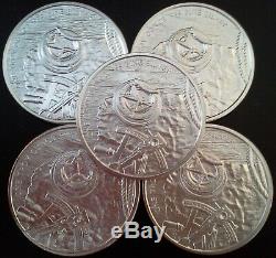 5 1 Troy Ounce Provident Original Prospector Rounds of. 999 Fine Silver BU