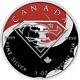 $5 Canada 1 Oz Silver Superman Batman V Superman Fight. 9999 Box, Cap, Coa