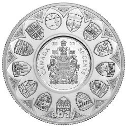 5 oz 2022 The Bigger Picture The Coat of Arms Silver Coin Royal Canadian Mint