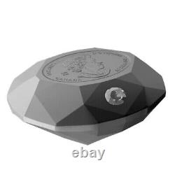 $50 Silver Coin with 0.26ct Forevermark Diamond Oval Cut, Limited Edition