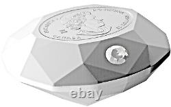 $50 Silver Coin with 0.26ct Forevermark Diamond Oval Cut, Limited Edition