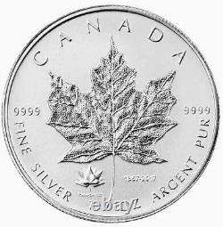 6x Canada 1 oz Pure Silver Maple Leafs 6 Privy Marks 2016 and 2017 Reverse Proof