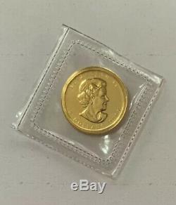 BU 2009 1/10 oz Canadian Gold Maple Leaf in Mint Sleeve Gem