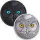 Canada $15 2017 Fine Silver In The Eyes Of The Great Horned Owl Glow-in-the Dark