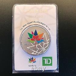 CANADA 2017 TD Bank 150th Celebration Silver 1 oz Coin