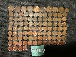 Canada 1912 2012 1 Cent- 100 Years Of Canadian History -large & Small Pennies