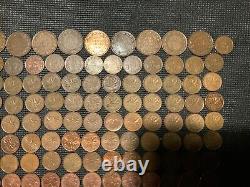 Canada 1912 2012 1 Cent- 100 Years Of Canadian History -large & Small Pennies