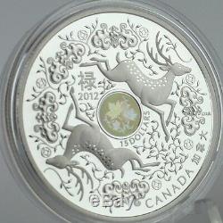 Canada 2012 $15 Maple of Good Fortune 1 oz. Pure Silver Hologram Proof Coin