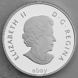Canada 2013 $10 Mallard Lifelong Mates, 99.99% Pure Silver Color Proof Coin