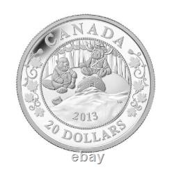 Canada 2013 $20 Birth of The Royal Infant 1 oz Silver EACH 3-coin Set w BOX