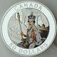 Canada 2013 $50 Queen Elizabeth Ii Coronation 5 Oz Pure Silver Color Proof Coin