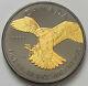 Canada 2014 1 Oz. 999 Peregrine Falcon Gold Gilded & Ruthenium Silver Coin