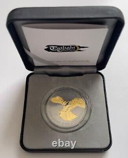 Canada 2014 1 oz. 999 Peregrine Falcon Gold Gilded & Ruthenium Silver Coin