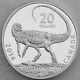Canada 2014 $20 Canadian Dinosaurs Scutellosaurus 1 Oz Pure Silver Proof Coin