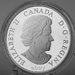 Canada 2014 $20 Maple Leaves Glow-in-the-Dark 1 oz. Pure Silver Color Proof Coin