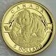 Canada 2014 The Grizzly Bear 1/10 Oz Pure Gold Coin #1 O Canada $5 Gold Series