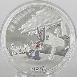 Canada 2015 $20 Bugs Bunny Looney Tunes 1 oz. 99.99% Pure Silver Color Proof