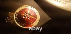 Canada 2015 Christmas Ornament Holiday Fine Silver $25 Coin Royal Canadian Mint