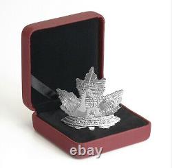 Canada 2016 Maple Leaf Silhouette Canada Geese $10 Pure Silver Coin Perfect