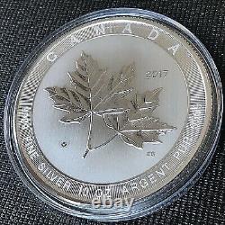 Canada 2017 $50 Sugar Maple Leaf Brilliant Uncirculated 10 oz. 999 Silver Coin