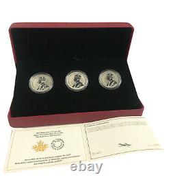 Canada 2017 Fine Silver 3-Coin Set Royal Canadian Mint Forgotten 1927 Designs