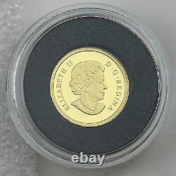 Canada 2017 The Silver Maple Leaf 1/25 oz. Pure Gold 50-cents Proof Coin