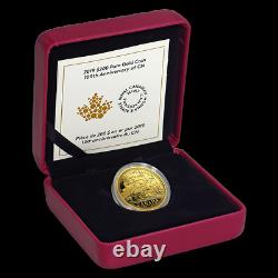 Canada 2019 $200 100th Anniversary of CN Rail Pure Gold Coin Royal Canadian Mint