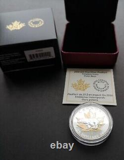 Canada 2020 $25 Fine Silver Coin Piedfort-timeless Icons Polar Bear