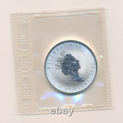 Canada $5 Silver Maple Leaf. 999 Fine Silver with Expo Hannover Rare Coin
