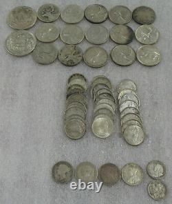 Canada Lot of $8.05 Face Value Silver Coins Includes Older & 5 Cent Coins