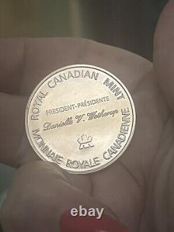 Canada Polar Bear & Royal Canadian Mint President Medal Proof Coin Token